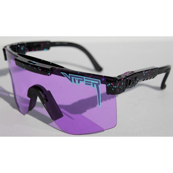 PIT VIPER The Purple Reign Sunglasses Black/Purple Wrap Single Wide NEW - Picture 4 of 11